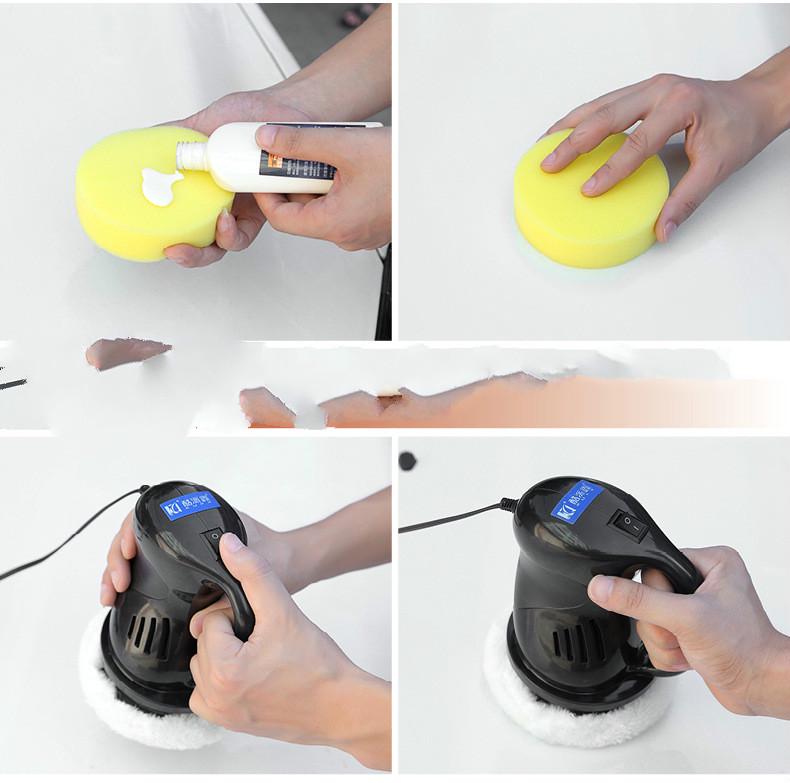 Elektrický samoobslužný stroj na voskování, leštění a glazování pro auto i domácnost