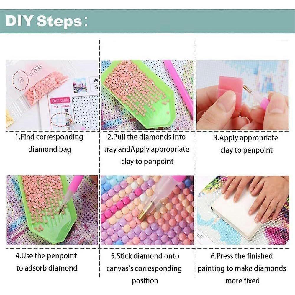 2 pcs Diamond Painting Kits for Adults, Mandala DIY 5D Diamond Art Kits for Kids Diamond Dots for Adults Clearance Full Drill Crystal Craft Kits for H
