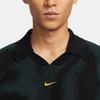 Nike Culture Of Football Logo Embroidered Knit Sweater With Collar Men Tops Deep-Jungle-Green FD7285-323