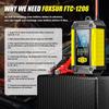2-in-1 Intelligentes Auto-Batterieladegerät Systemtester Auto Motorrad Batterieanalysator Für Blei-Säure AGM GEL Lithium LiFePo4 Batterien