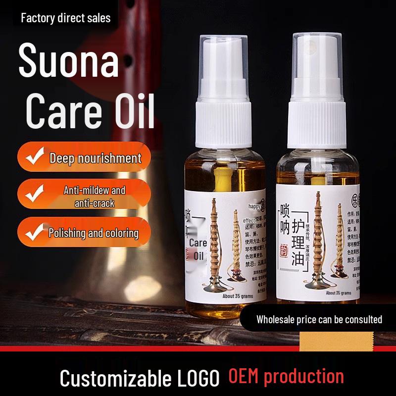 

Oboe Care Oil: Crack Prevention, Mold Protection & Polishing with Cleaning Cloth