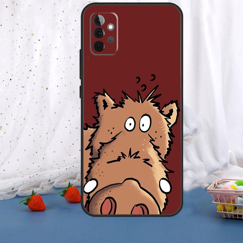 Cute Wild Boar Funny Cartoon For Samsung Galaxy A55 A35 A05 A52 A32 A22 A54 A14 A16 A26 A36 A56 A06 A15 A53 A33 A13 Case