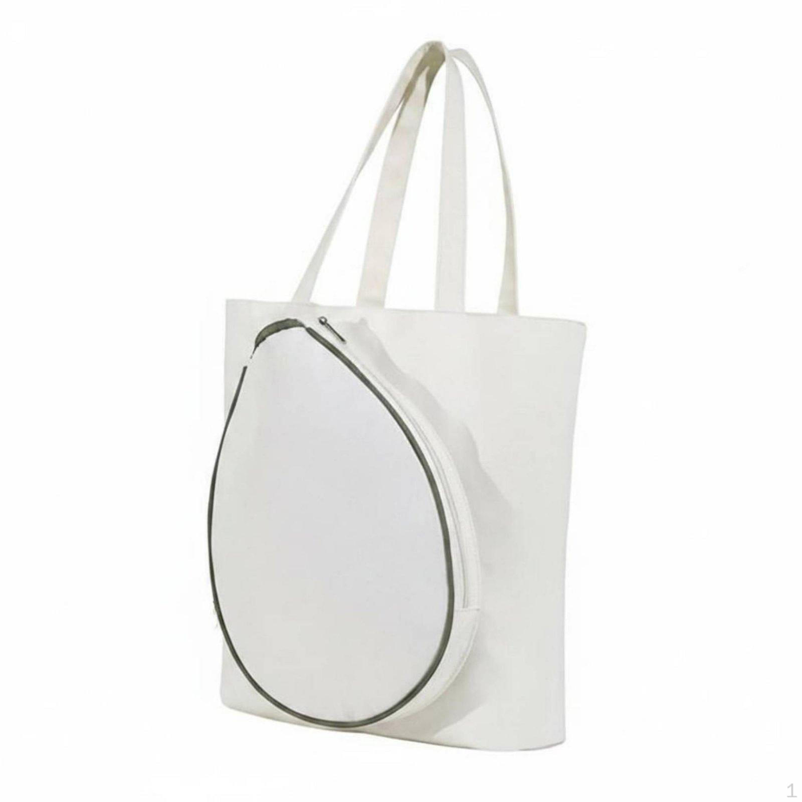 Tennis Racket Shoulder Bag Waterproof Squash Tote Large Capacity for Women,