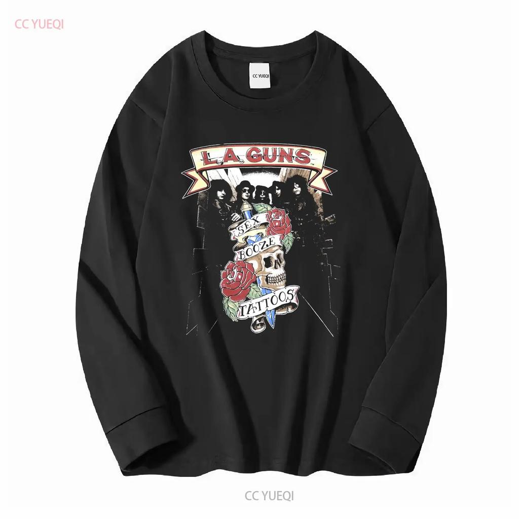 LA Guns T Shirt Tour 89 Cocked Loaded Sizes S To XXL New Long or Short Sleeves Vintage Washed Casual Homme