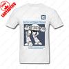 Mens TShirt Summer Fashion Casual Tops Printing Robot ED 209 Mens Tee Quality Full Cotton Clothing  Funny Graphic Tshirts