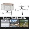 Cooler Box Stand Ice Box Holder Outdoor Camping Box Bracket Storage Stand Plastic Folding Box Support Shelf Camping Supply