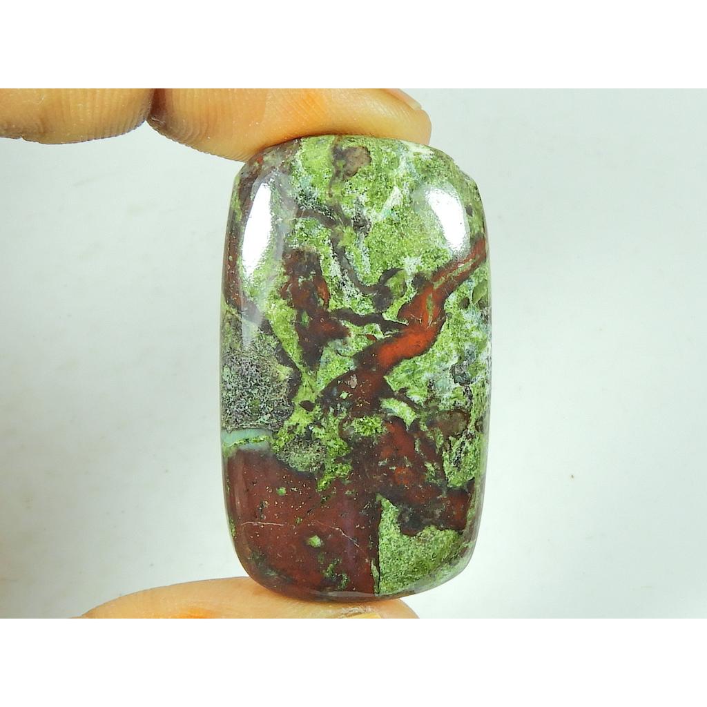 21X38X06 MM Natural Dragon Jasper Octagon Cabochon Loose Gemstone 61Cts. SY-470