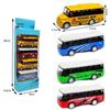 Children's Pull-Back Alloy Toy Car Set - School Bus Simulation Model