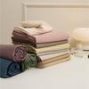 Nordic 100% Cotton Solid Color Duvet Cover or Sheet or Flat Bed Cover Simple Bedding Set Pillowcase Bedclothes Bedding