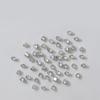 50PCS Nail Art Rhinestones Clear Crystal Rhinestones Nail Charms Round Nail Art Decals Decorations for Nail Salon Design