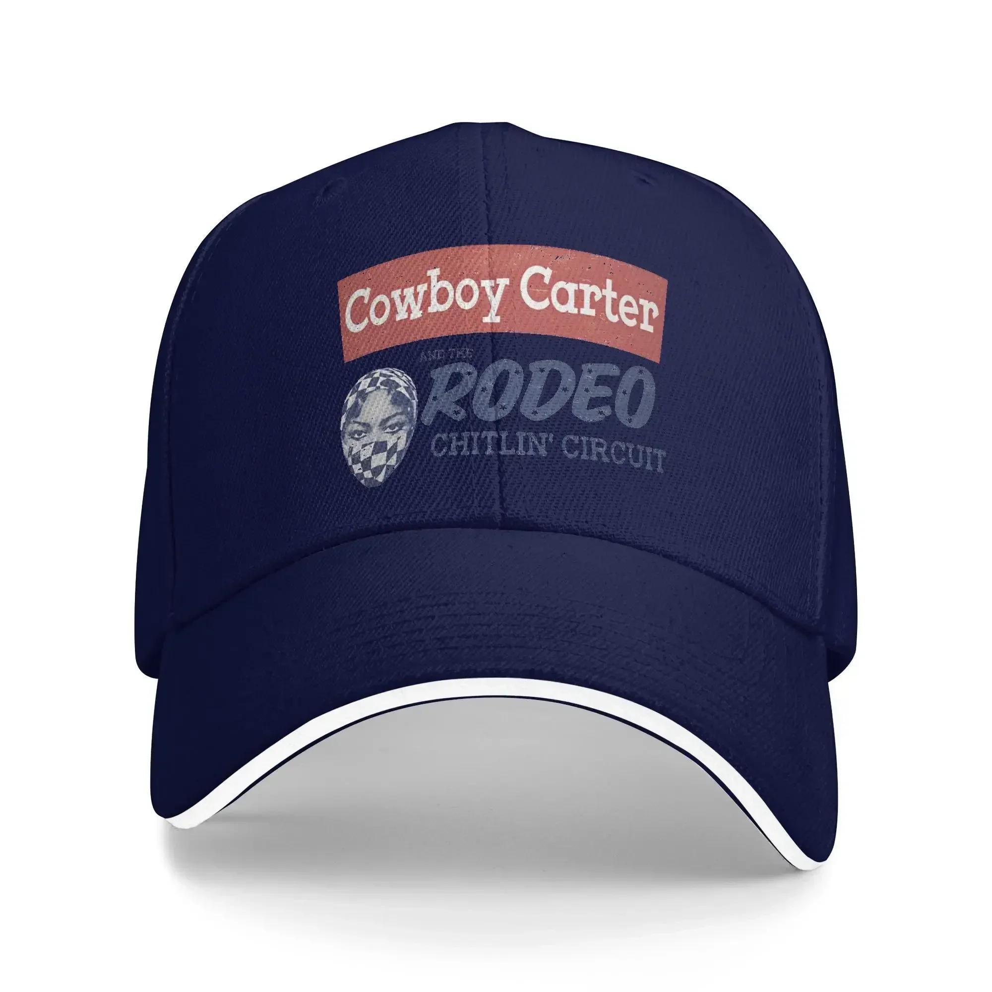 

New Design Baseball Cap Cowboy Carter New Album Merch For Men Women Golf Cap Vintage Beyonce Singer Headwear Gift Adjustable