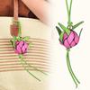 Retro Tasche Anhänger Rote Glückskürbis Kaki Anhänger Leuchte Luxus High-End Drachenfrucht Tasche Schnalle