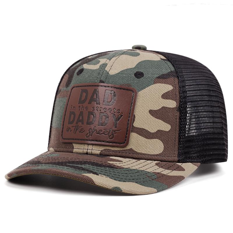 2025 Chapeau Mode Personnalisé Nouveau à Bord Plat Étiquette Richardson Chapeau Hip Hop Street Dad Chapeau Hip Hop Street Casquette de Baseball Pare-soleil