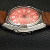 AUTOMATIC 7009A VINTAGE SEIKO 5 JAPAN MENS PEACH COLOR DIAL WATCH A701602-5