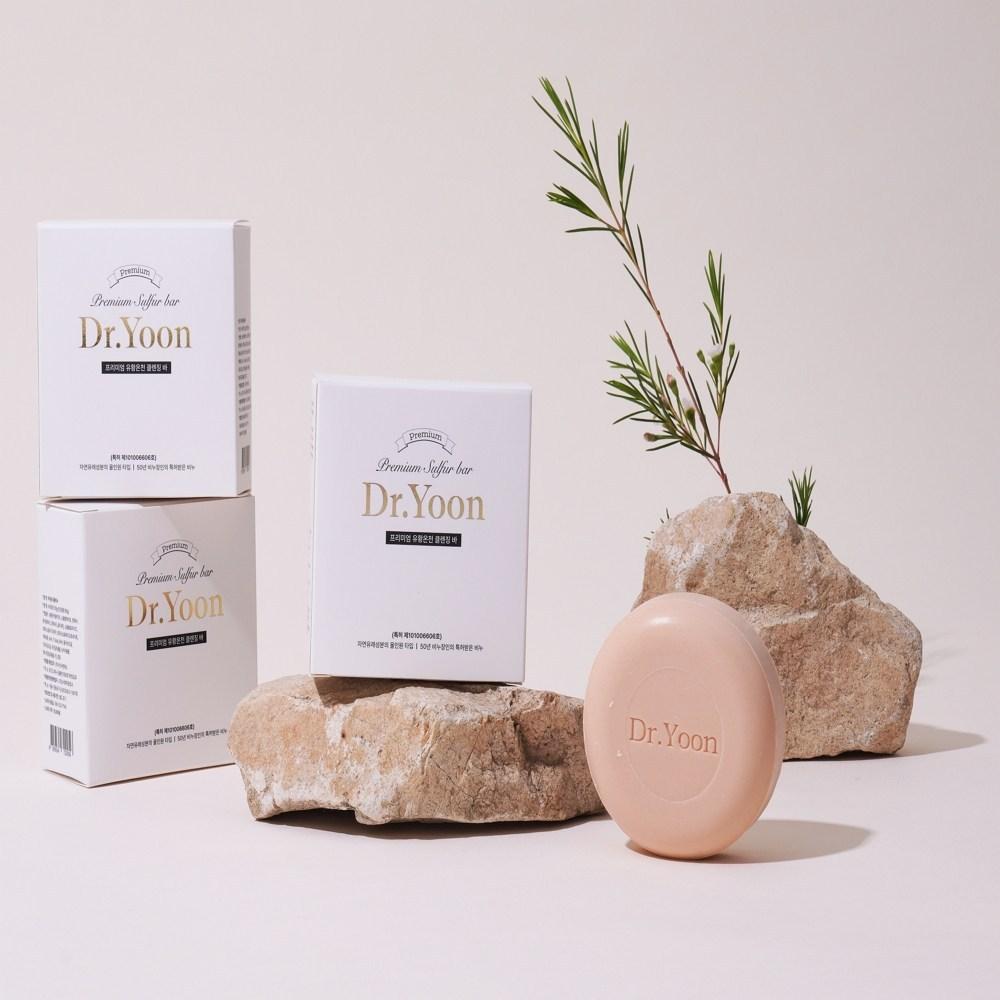 Dr. Yoon Svaveltvål 100g Akne Follikulit Känslig Rengöringstvål, 1 styck