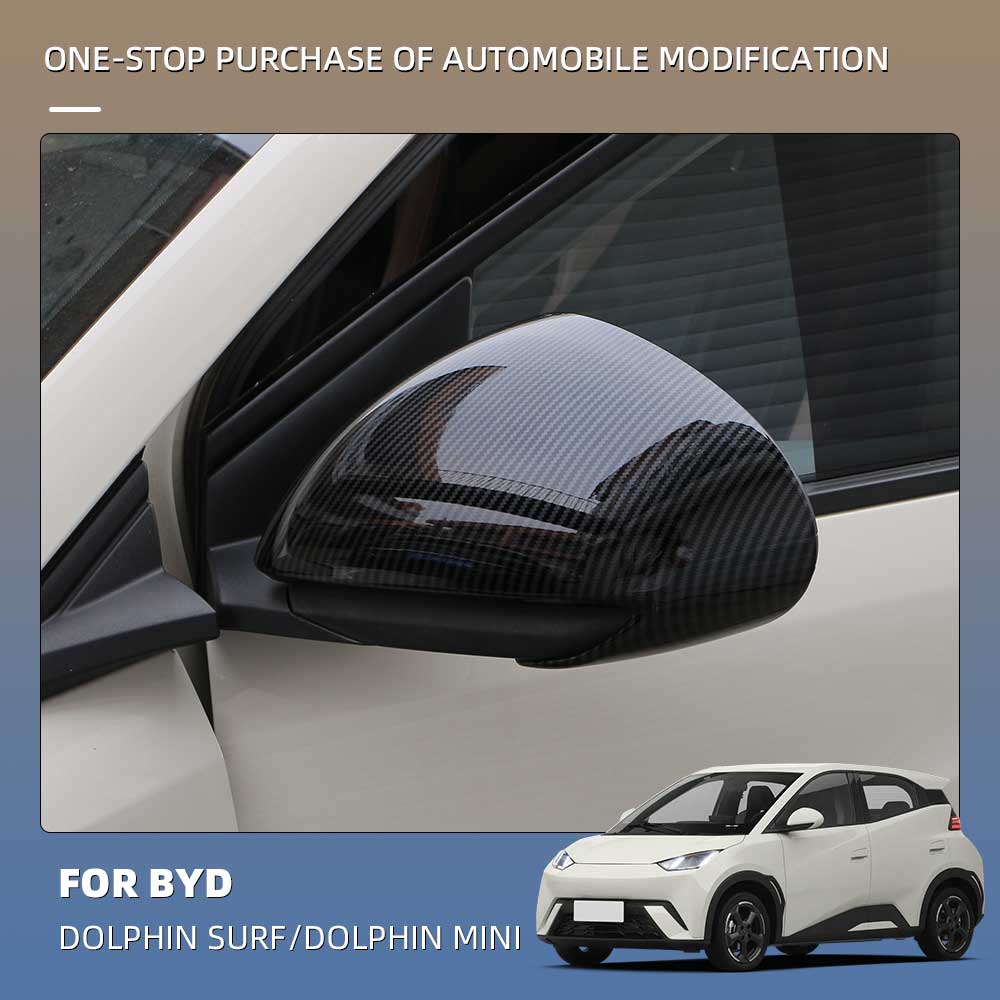 Car Rearview Side Mirror Covers For BYD Dolphin Mini Seagull Dolphin Surf 2025 2025 2Pcs Decoration Sticker Trim Accessories