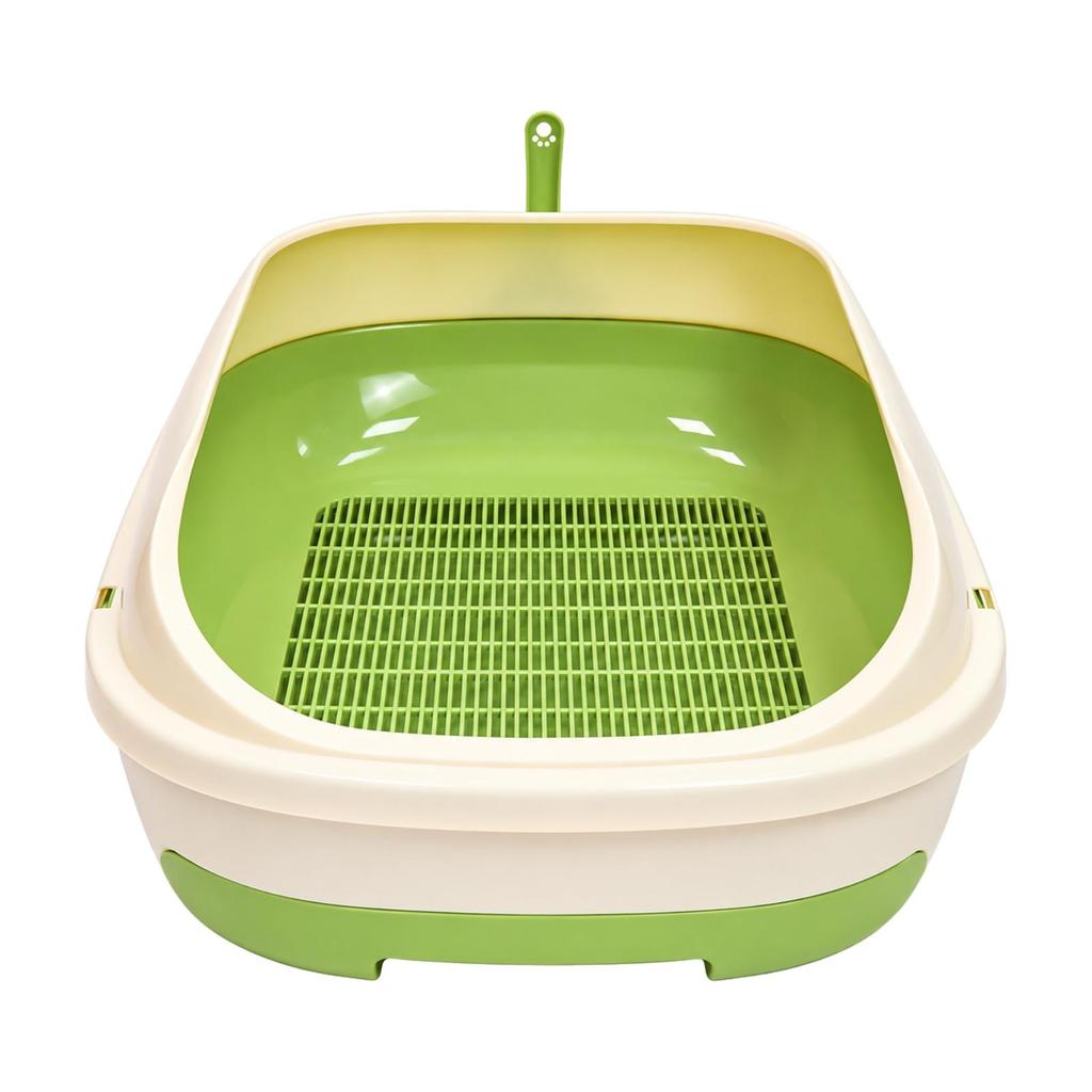 Cat Toilet Low-Maintenance Large Synthetic Litter Box with Sifting Tray