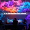 LED Cloud Light USB-Powered Music Sync Color Changing Led Lights for Adults Kids Indoor Home Bedroom