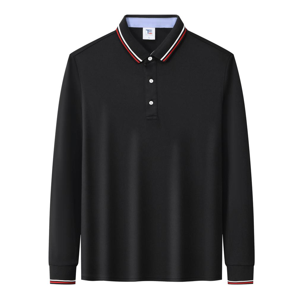 Men'S Polo Shirt Business Casual Long Sleeve T-Shirt Summer Autumn Hot Selling High-Quality Breathable Comfortable Fashion Top