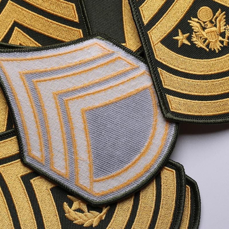 US Vietnam M65 Trench Coat Armband Embroidered Sergeant Major Sergeant Sergeant Shoulder Badge OG107 Shirt Badge TCU Badge