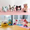 New Bowknot And Yoga Kuromi Cinnamoroll Blind Box Kawaii Mini Decorative Action Figure Trendy Toys Cute Girls Birthday Gift