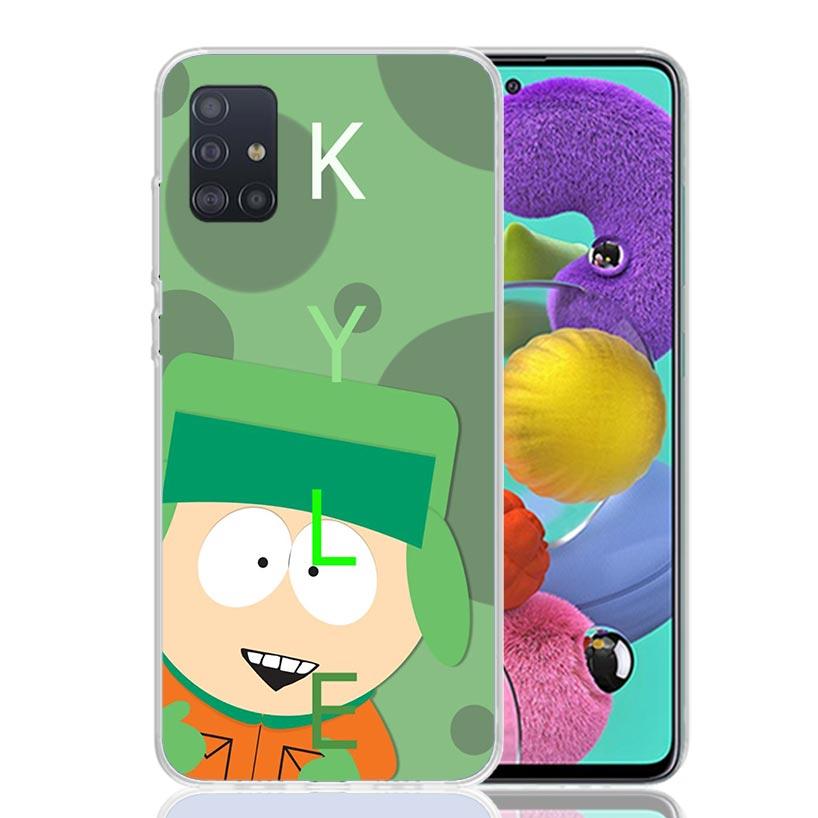 Cartoon S-South P-Parkes Phone Case for Samsung Galaxy A52 A51 A50S A12 A22 A32 A72 A10S A30S A31 A71 Note 20 Ultra 10 Plus S10