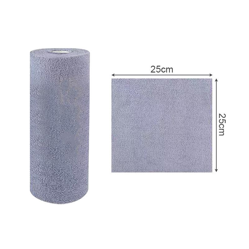 Cleaning Towels Reusable Cleaning Wipe Household Kitchen Cloth Wet Dry Dish Towels Convenient Microfiber Towel Rolls Dish Rags