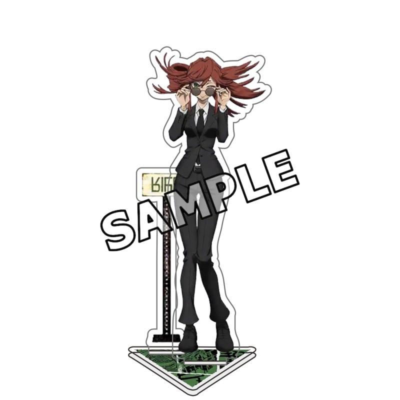 Gachiakuta: Cool Suit Anime Game Double Plug Acrylic Stand Figure Rudo Zanka Riri Guere 15cm Model Plate Desk Decor Keyring