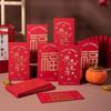 Hot Stamping Lucky Money Bag English Red Packet Spring Festival Essentials HongBao  Wedding