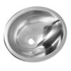 446x346x150mm RV 304 Stainless Steel Sink Oval Round Kitchen Hand Wash Bath Sink with 40mm Sewer