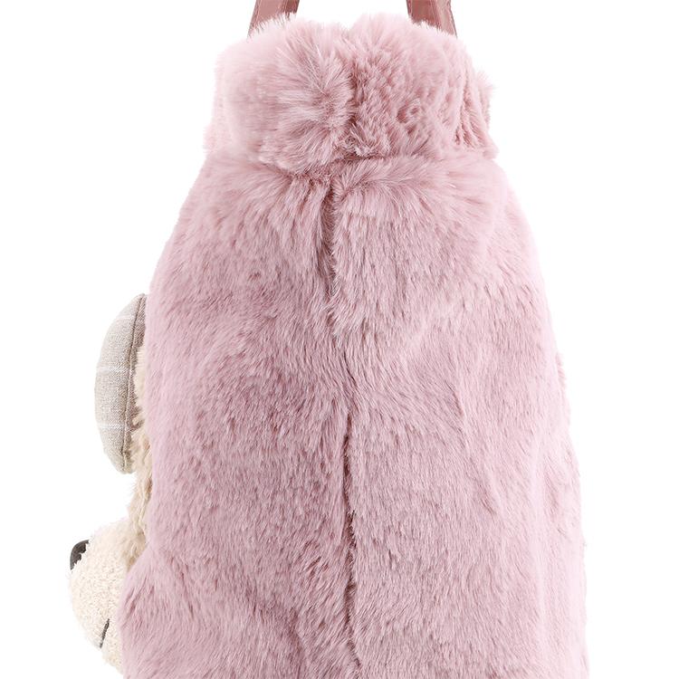 New Disney Plush Tote Bag, Shopping Bag, Shoulder Bag Women's Pink 200Q122S017