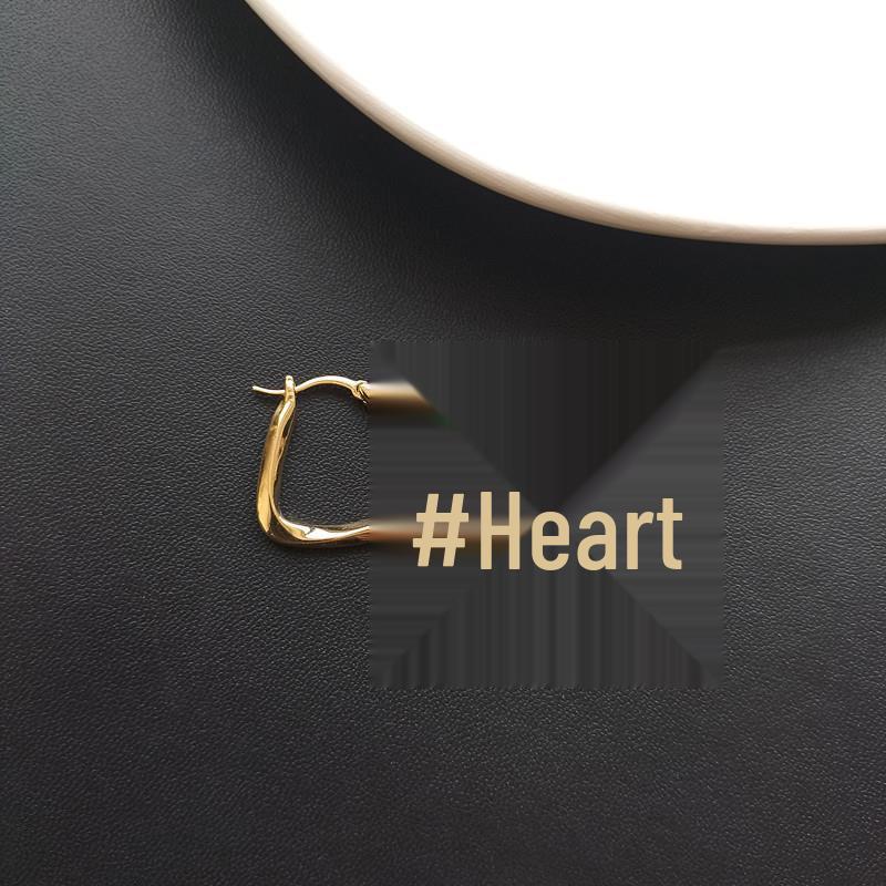 

Корейские серьги-пусеты из стерлингового серебра 925 пробы, геометрические квадратные, для женщин - ретро, креативные и модные золотой