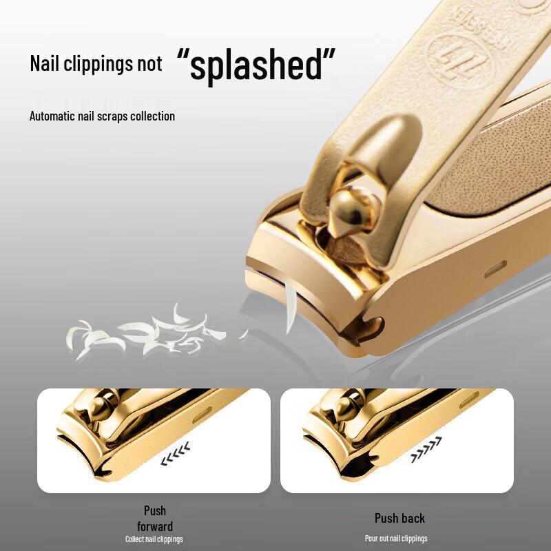 777 Anti-Splash Nail Clipper with File