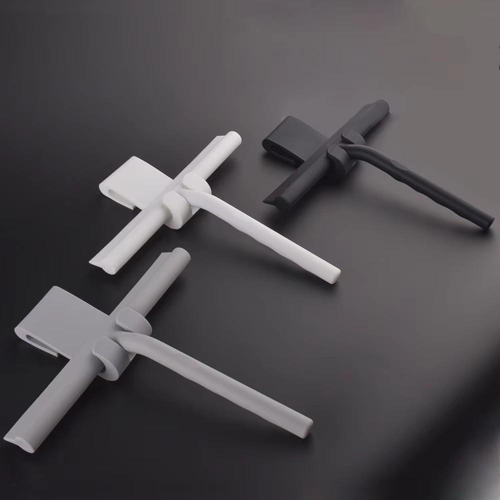 Efficient Shower Squeegee Metal Cleaning Tool Portable Glass Squeegee  Bathroom Use