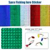 Fishing Lures Making Set DIY Crankbaits Minnow Set Blank Hard Baits Set with Hook Split Rings Lure Eye Sticker