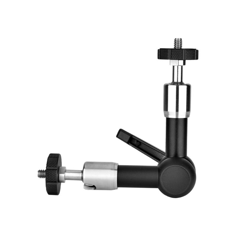 High Strength Photography Arm Adjustable 7/11Inch Option Constructed From Aluminum Alloy 10KG Load 1/4 Screw Mount