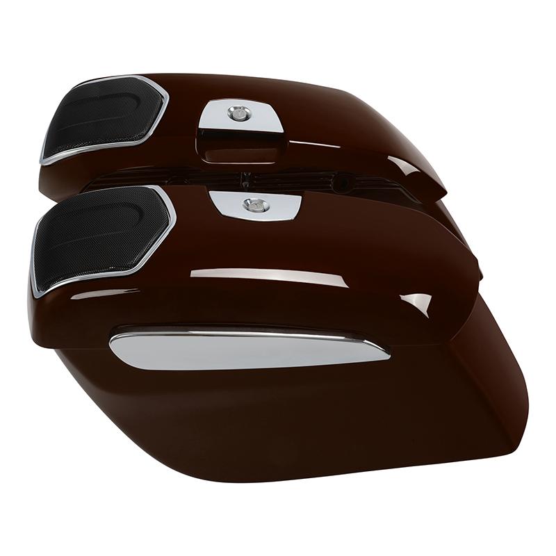 Motorcycle Saddlebags Speaker Cutout For Indian Chieftain Dark Horse 2019-2023 Challenger 2020-2024 Chieftain 2019-2024