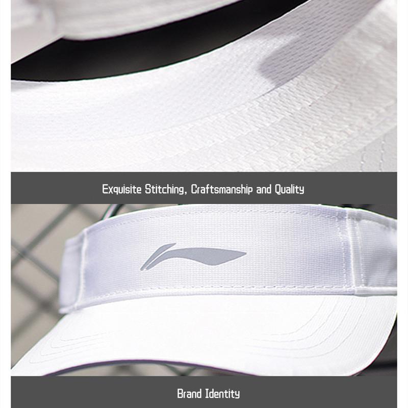 Buy Peaked Cap Lining Sun Protection Tennis Sports Sun Hat White LN002