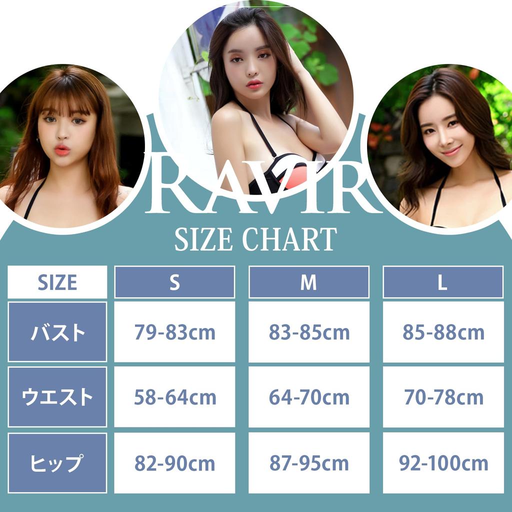 Bikini Bikini White X M Size [RAVIR] Women's Swimsuit, 2-piece Set, Set, Women's Swimsuit, Piping, Yellow/Black,