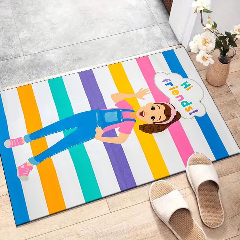 1pc Ms Rachel4 Design Printed Area Rug Carpet for Bedroom Living Room Home Decor Rugs Mat Non Slip Mat Rug for Bedside