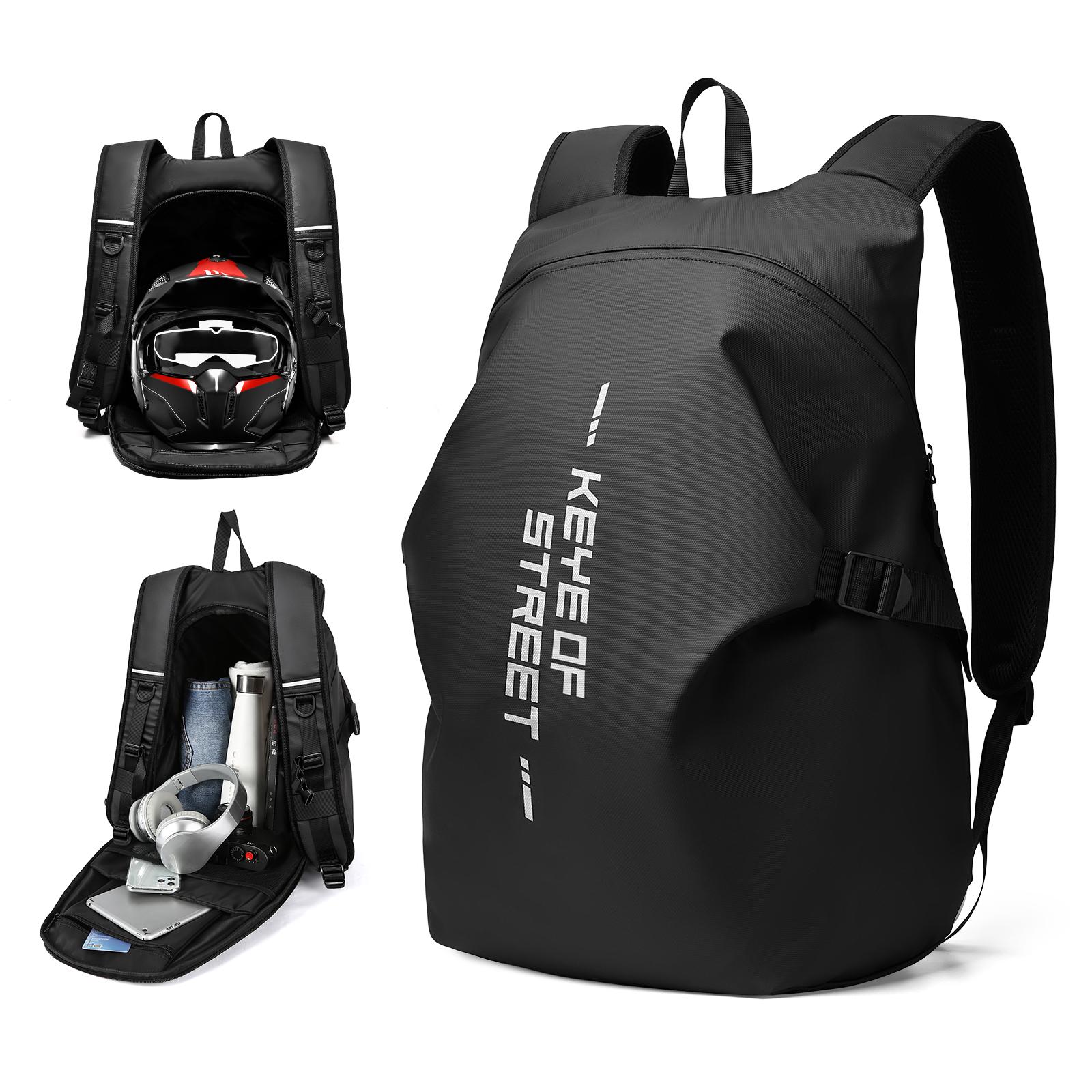 

Мотоциклетный рюкзак Новый Классический Сумка для мотоциклетного шлема Водонепроницаемый рюкзак Седельная сумка Многофункциональный багаж Велосипедная дорожная сумка