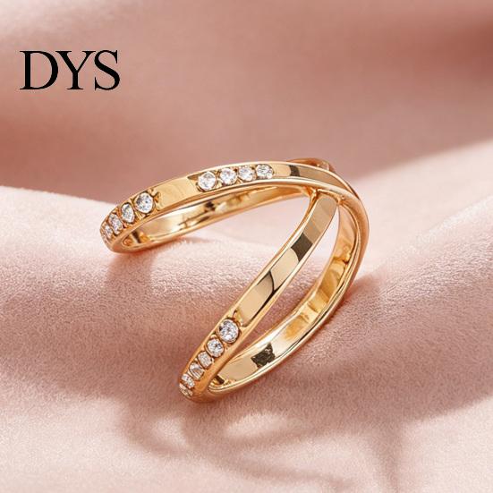 Elegant Scarf Clip Rhinestone Ring, Minimalist Double-Ring Neckerchief Slide, Decorative Durable Clasp Women Wrap Holder for Shirts Scarves Shawls