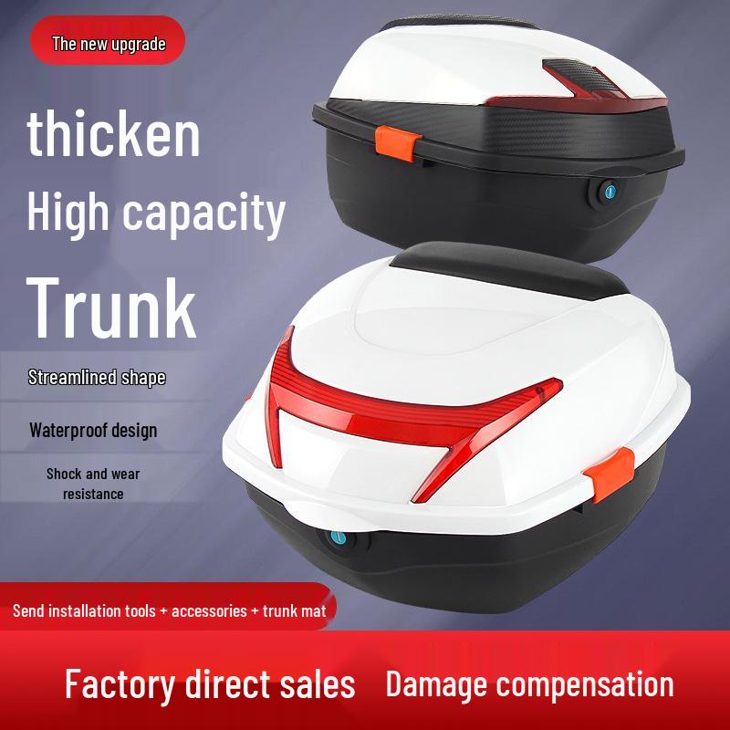 Electric Car & Motorcycle Large Trunk Box - Anti-Shake Universal Storage for Electric Bicycles