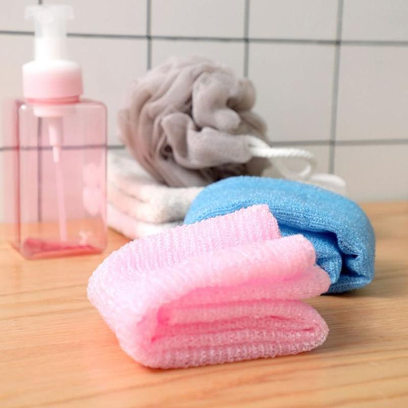Large Exfoliating Net 30X90Cm Fluffy Bath Scrubber Nylon Back Scrubber For Shower,Body Scrubber For Deep Cleansing