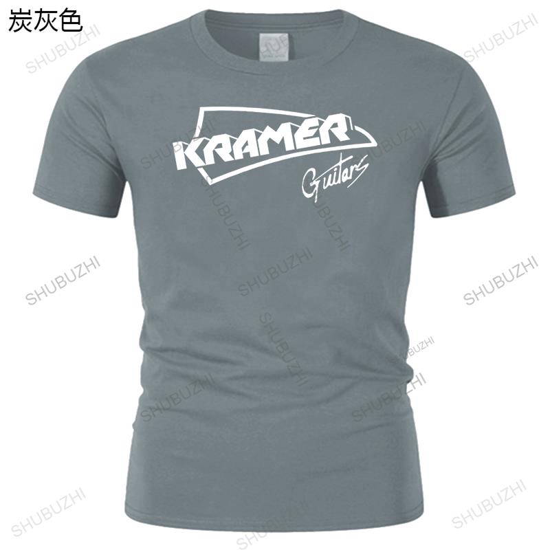 Man Letter Print T Shirt Camiseta Kramer Guitars Guitars Electric T-Shirt Men Top Tees New Cotton Tshirt Men Summer Fashion