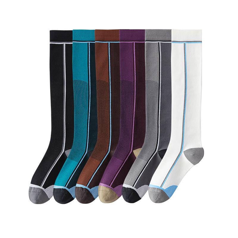 Women's Over-the-Knee Sports Compression Socks for Running, Cycling, and Fitness in Autumn and Winter