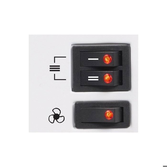 Radiateur convecteur - TRISTAR - KA-5166 - 2000 W - Fonction turbo - Thermostat réglable