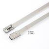 Metal Zip Ties 304 Stainless Steel Cable Tie Heavy Duty Self-Locking Strap Ties Multi-Purpose Metal Exhaust Wrap Lock