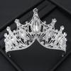Crown Tiara Bride  Rhinestone Crown  Wedding Dress  Adult Ceremony Birthday  Princess Hair Accessories  Children