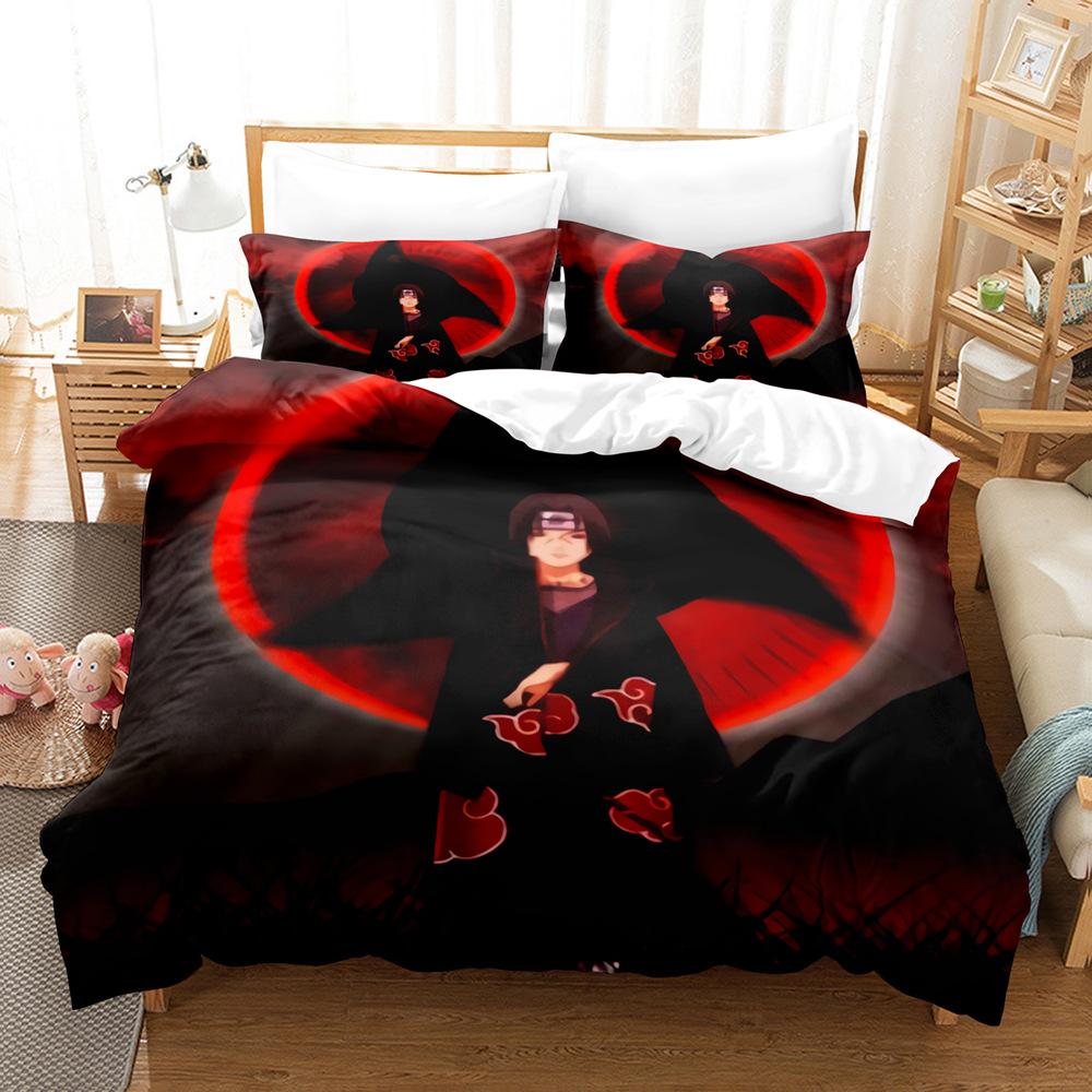 Bedding Three-Piece Set 3D Digital Printing Hokage Uchibo Ferret Series Kit